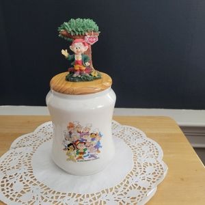 Vintage 2002 Keebler Elves Ceramic Cookie Jar